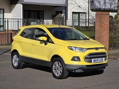 Used Ford Ecosport Zetec 112 HP (82 kW) 2015 Yellow SUV