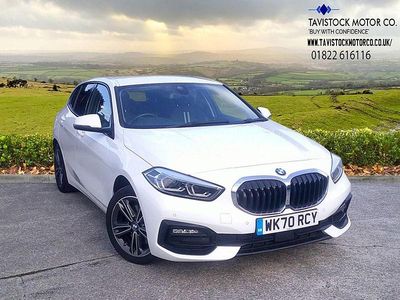 Used BMW 118 Sport Line 2020 White Hatchback