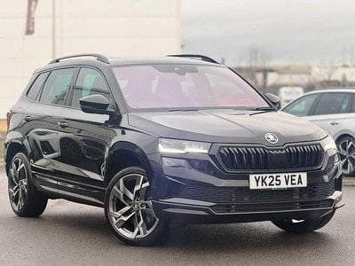 Black Used 2025 Skoda Karoq SportLine SUV | £26,495 (Good price)