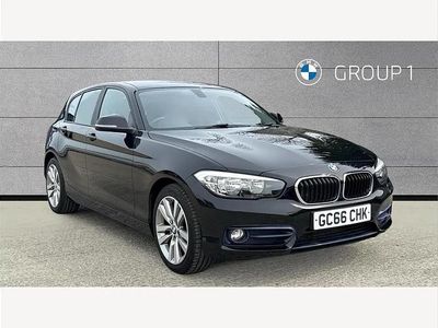 Used BMW 118 Sport Line 136 HP (100 kW) 2016 Black Hatchback