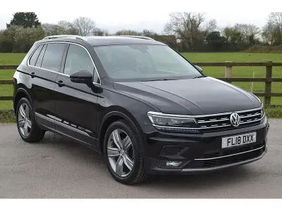 Second-hand VW Tiguan SEL 150 CP (110 kW) 2018 Negru SUV