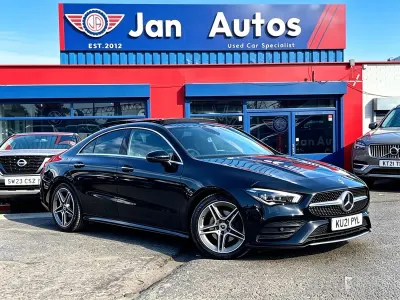 Used Mercedes CLA180 AMG Line Premium Plus 2021 Black Sedan