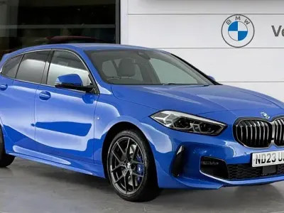 Used BMW 118 M Sport 136 HP (100 kW) 2023 Blue Hatchback