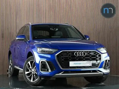 Used Audi Q5 S-Line 265 HP (194 kW) 2022 Blue SUV