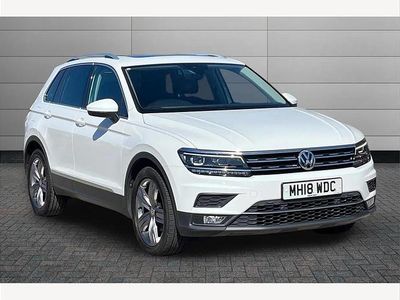 Used VW Tiguan SEL 150 HP (110 kW) 2018 White SUV