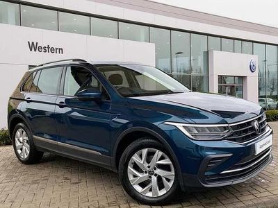 Blue Used 2022 VW Tiguan Life SUV | £17,299 (Fair price)