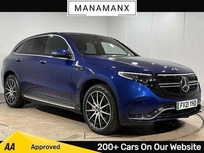 Blue Used 2021 Mercedes EQC400 AMG line SUV | £24,770 (Super price)