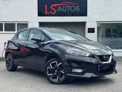 Używany Nissan Micra Acenta 92 KM (67 kW) 2021 Czarny Hatchback