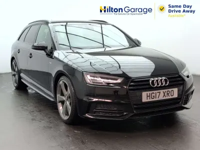 Used Audi A4 Black Edition 150 HP (110 kW) 2017 Black Estate