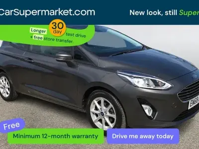 Usado Ford Fiesta Zetec 101 HP (74 kW) 2019 Cinzento Citadino