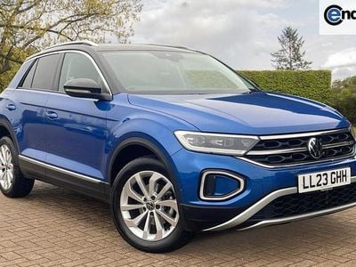 Usado VW T-Roc Style 110 CV (80 kW) 2023 Azul SUV