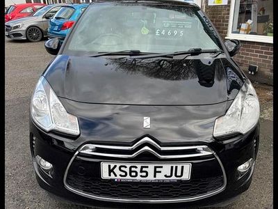 Used DS Automobiles DS3 2015 Black Hatchback