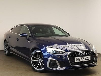Used Audi A5 S-Line 163 HP (119 kW) 2023 Blue Coupe