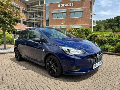 Used Vauxhall Corsa Edition 75 HP (55 kW) 2017 Blue Hatchback