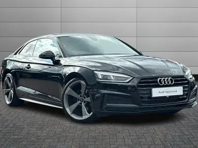 Used Audi A5 Black Edition 150 HP (110 kW) 2020 Black Coupe