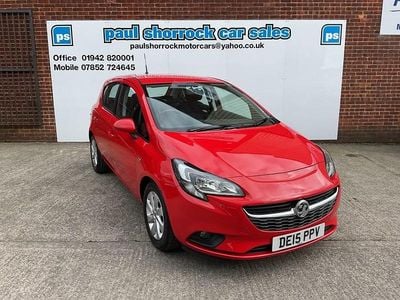 Used Vauxhall Corsa Design Edition 90 HP (66 kW) 2015 Red Hatchback