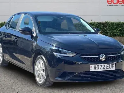 Used Vauxhall Corsa Design Edition 101 HP (74 kW) 2022 Black Hatchback