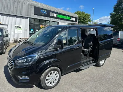 Used Ford Tourneo Custom Titanium X 130 HP (95 kW) 2018 Black Van