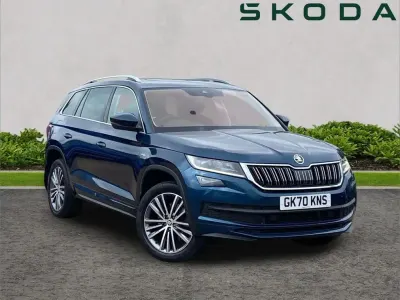 Used Skoda Kodiaq LAURIN & KLEMENT 187 HP (137 kW) 2020 Blue SUV