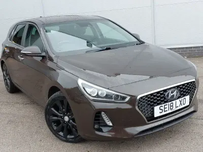 Used Hyundai i30 Premium 110 HP (80 kW) 2018 Brown Hatchback