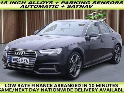Black Used 2016 Audi A4 S-Line Sedan | £9,690 (Fair price)