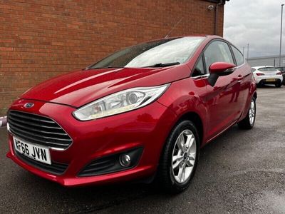 used Ford Fiesta 1.0 EcoBoost Zetec Red 3dr Hatch, Â£0 TAX, 66 MPG, 63k MILES
