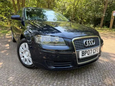 Used Audi A3 2007 Blue Hatchback