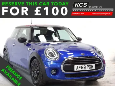 Used Mini Cooper Classic 136 HP (100 kW) 2019 Blue Hatchback