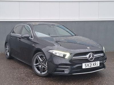Used Mercedes A35 AMG Executive 306 HP (225 kW) 2021 Black Hatchback