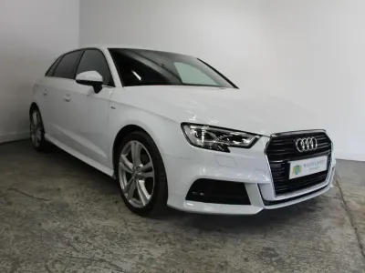 Used Audi A3 Sportback S-Line 2017 White Hatchback