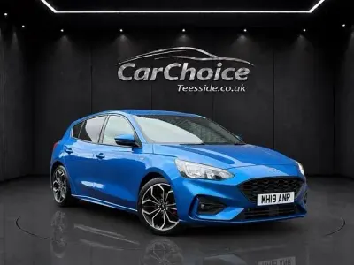 Used Ford Focus ST-Line X 125 HP (91 kW) 2019 Blue Hatchback