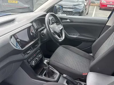 Used VW T-Cross SE 95 HP (69 kW) 2019 Blue SUV
