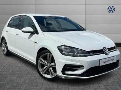 Used VW Golf VII R-line 150 HP (110 kW) 2019 White Hatchback