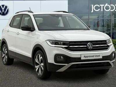 Usado VW T-Cross Black Edition 95 CV (69 kW) 2023 Blanco SUV