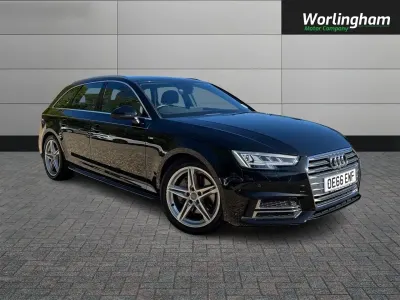 Used Audi A4 S-Line 190 HP (139 kW) 2016 Black Estate