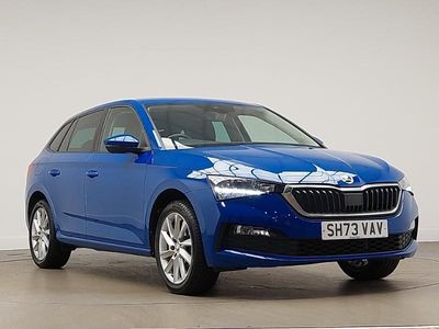 Used Skoda Scala SE L 95 HP (69 kW) 2023 Blue Hatchback