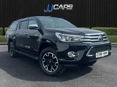 Begagnad Toyota HiLux 150 HK (110 kW) 2018 Svart Pickup