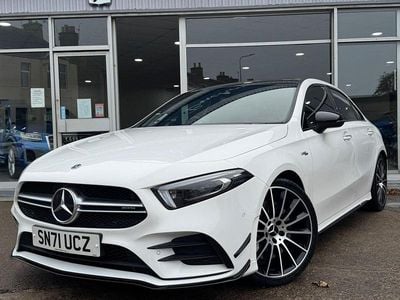White Used 2021 Mercedes A35 AMG Premium Plus Sedan | £28,000 (Fair price)