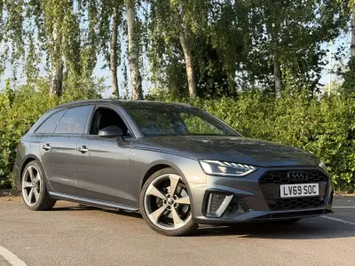 Used Audi A4 Black Edition 190 HP (139 kW) 2019 Grey Estate