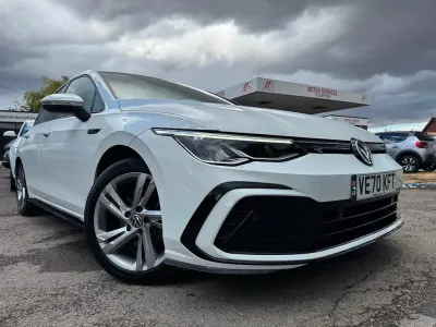 Used VW Golf VII R-line 2020 White Hatchback