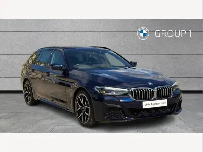 Used BMW 530e M Sport 292 HP (214 kW) 2023 Blue Estate