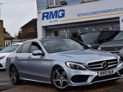 Silver Used 2017 Mercedes C250 AMG line Sedan | £12,750 (Fair price)