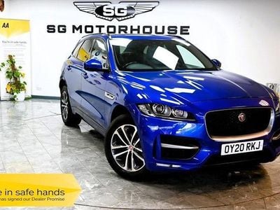 Blue Used 2020 Jaguar F-Pace R-Sport SUV | £16,685 (Fair price)