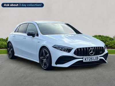 Begagnad Mercedes A35 AMG Premium 2025 Vit Halvkombi