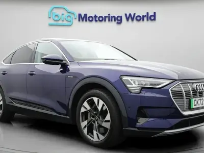 Used Audi e-tron Sportback Sport 230 kW (313 HP) 2022 Blue SUV