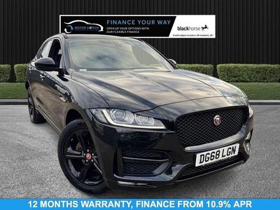 Black Used 2018 Jaguar F-Pace R-Sport SUV | £15,995 (Fair price)