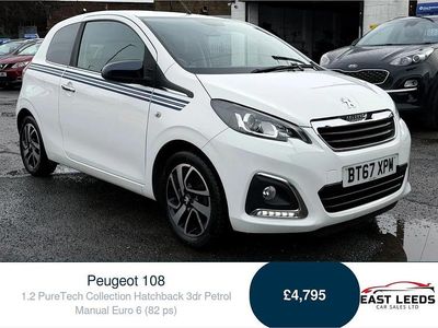 Second-hand Peugeot 108 Collection 82 CP (60 kW) 2018 Alb Hatchback