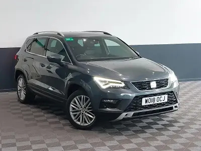 Usado Seat Ateca 4Drive 150 HP (110 kW) 2018 Cinzento SUV