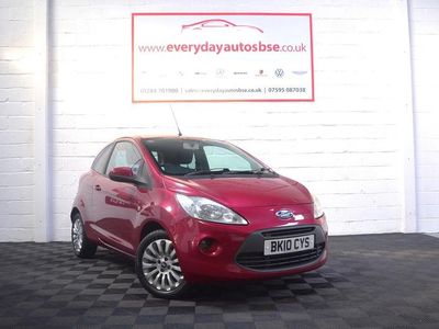 Used Ford Ka Zetec 69 HP (50 kW) 2010 Red Hatchback