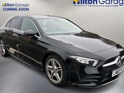 Used Mercedes A200 AMG line 163 HP (119 kW) 2019 Black Hatchback